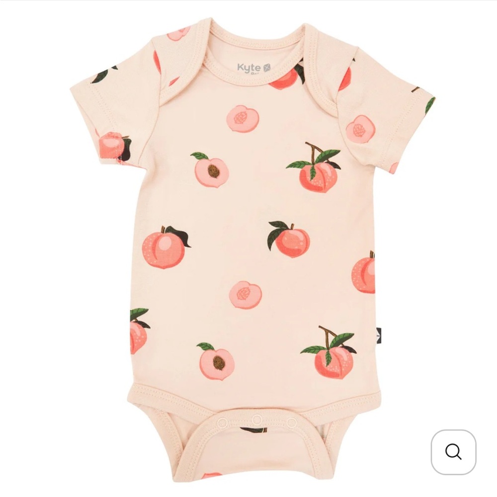 Kyte Baby Bodysuit in Peach - NB